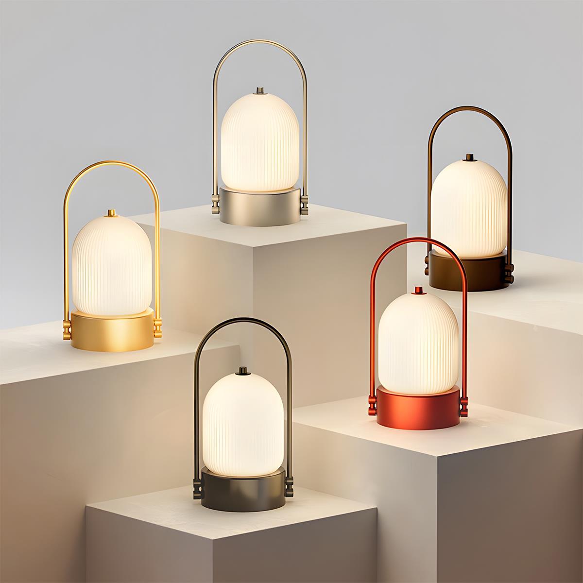 Touch Sensitive LED Dimmable Table Lamp Rechargeable