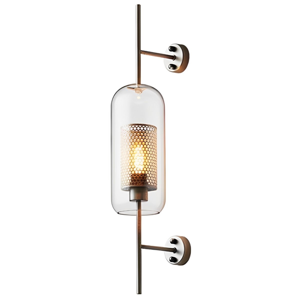 Vintage Luxury Industrial Glass Globe LED Wall Sconces